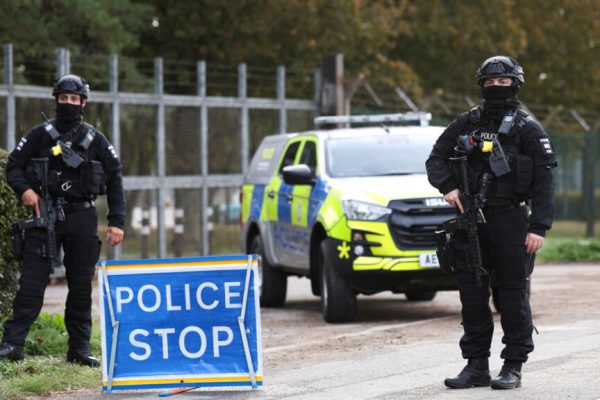Five men arrested over suspected bomb plot at UK air base to be released on bail