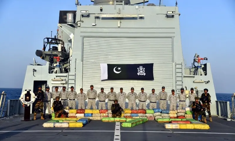Pakistan Navy seizes $750m worth of narcotics in Arabian Sea during joint operation