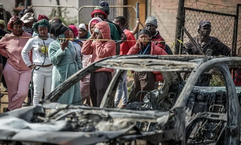 Gunmen kill 27 in 2 separate shootings in South Africa