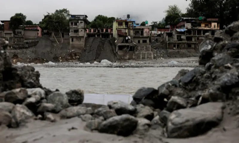 Floods and landslides kill 56 in India's Uttar Pradesh, 12 in Nepal over past three days
