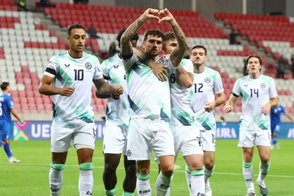 Irish players refuse handshakes, wear black armbands in Nation Leagues clash against Israel