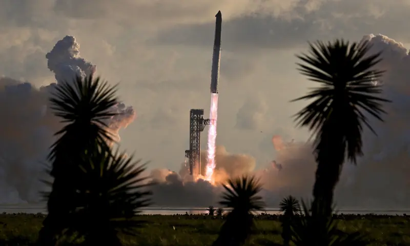 SpaceX puts Starship megarocket in orbit for first time