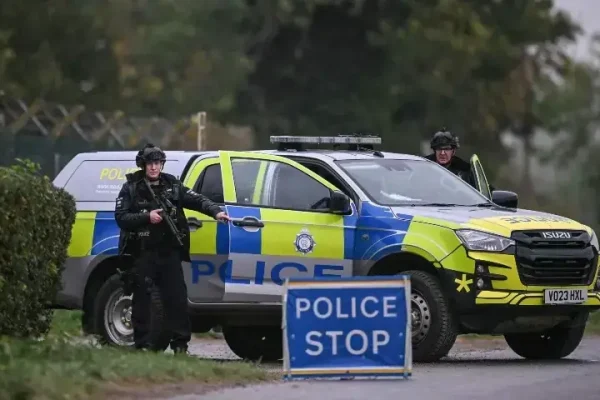 Mystery over UK airbase scare as police find petrol not explosives