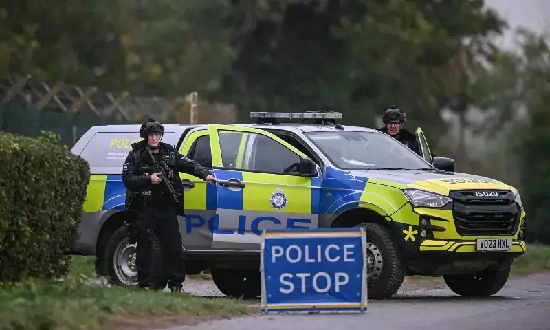 Mystery over UK airbase scare as police find petrol not explosives