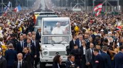Huge crowds greet Pope in Paris ahead of open-air Mass