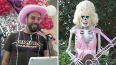 Watch: Karaoke and butterflies – US cities celebrate Dolly Parton Day