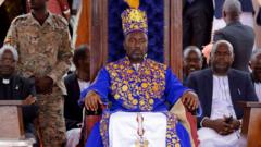 The journalist who became king in Uganda