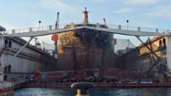 'Significant casualties' after fire on cargo ship in eastern China