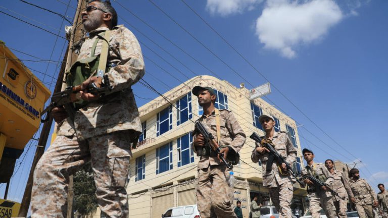 Middle East live: Yemen’s Houthis seize key island in Bab al-Mandab strait