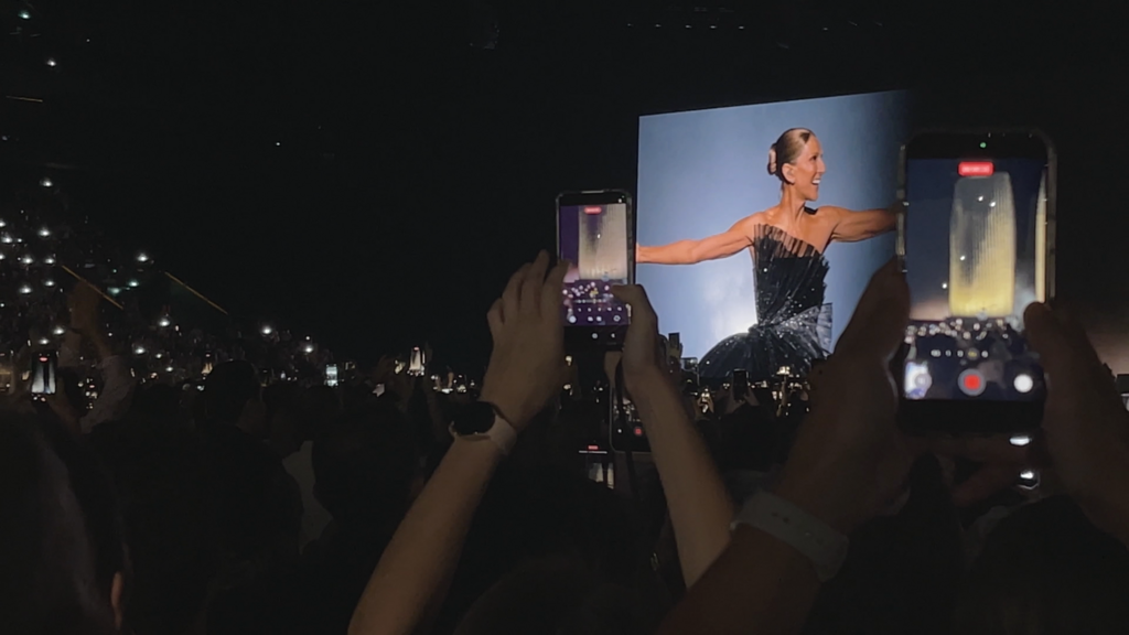 Behind the scenes of Céline Dion's high-tech comeback
