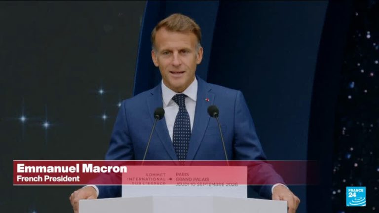 REPLAY: French President Macron addresses International Space Summit