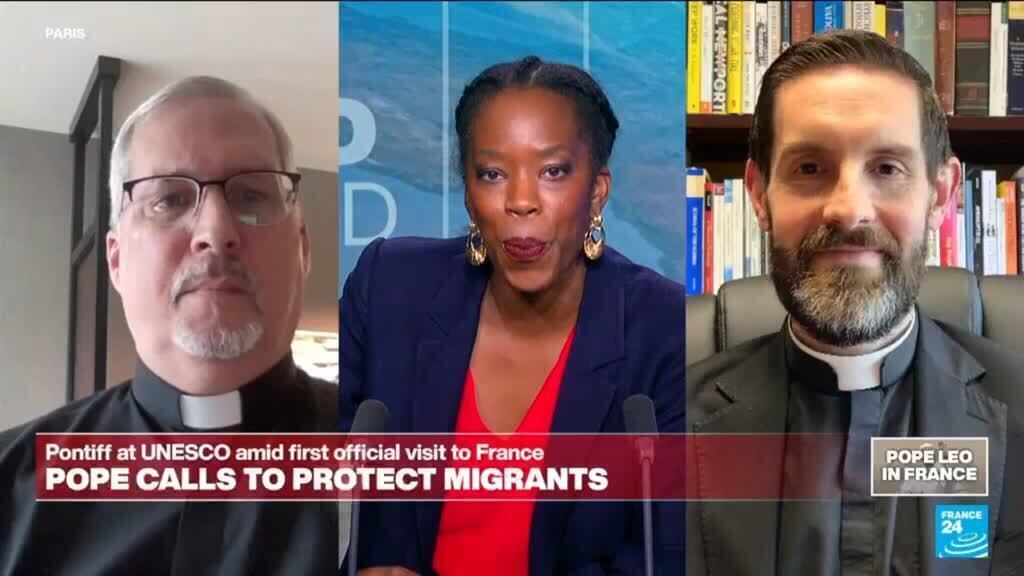 Pope Leo XIV calls to protect migrants during his official visit to France