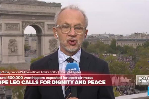 Pope Leo set for largest event of France tour as Paris crowds swell