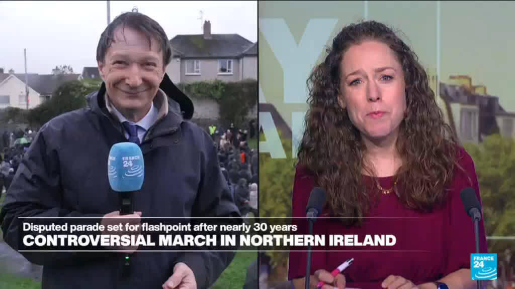 Northern Ireland: Disputed parade set for flashpoint after nearly 30 years