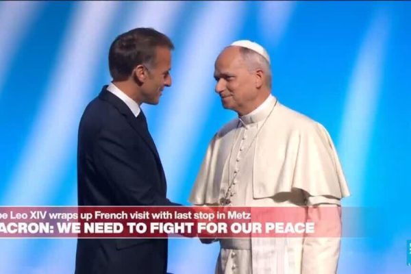 REPLAY: France's Macron speaks on European Union as pope visits Metz