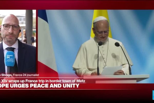 Pope touches on war, migration in speech at Metz