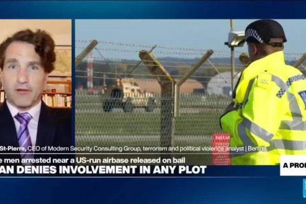 Expert says UK airbase plot 'fits into a very intense pattern we've been seeing in past two months'