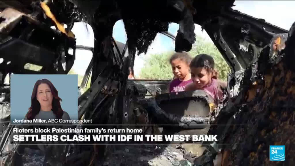 Over 100 settlers attack Occupied West Bank village, clash with Israeli forces