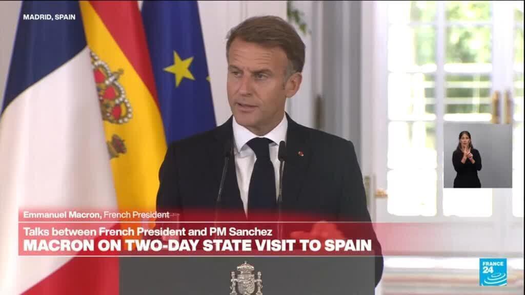 REPLAY: France's Macron calls for 'stronger Europe' on Spain trip