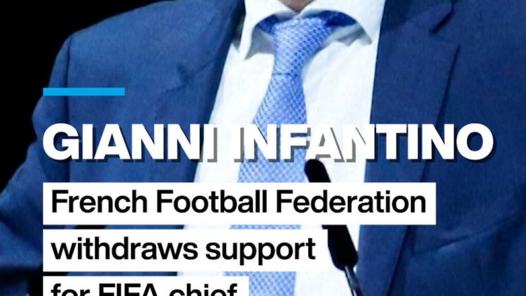 Gianni Infantino: French Football Federation withdraws support for FIFA chief