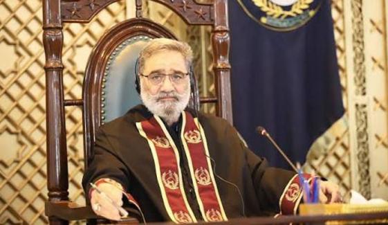 رکن کی گرفتاری کیلئے اسپیکر کی پیشگی اجازت نئی ایجاد نہیں: اسپیکر بابرسلیم سواتی
