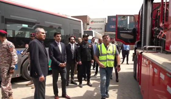 اسلام آباد میں ریسکیو، فائر بریگیڈ کیلئے 21 نئی گاڑیاں کراچی پہنچ گئیں