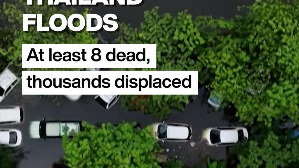 Thailand floods: At least 8 die, thousands move to shelters
