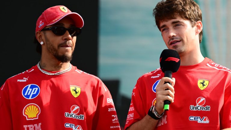 Leclerc takes blame for Hamilton clash at Monza after Ferrari talks