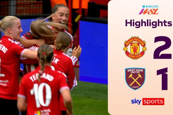 Man Utd beat West Ham to claim first WSL victory of the season