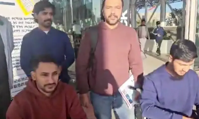 4 injured Pakistanis rescued from vessel hijacked in Somalia arrive in Karachi with remains of 3 colleagues