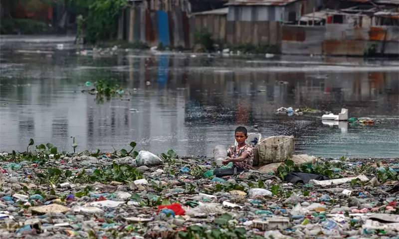 Bangladesh’s rivers of ‘plastic’