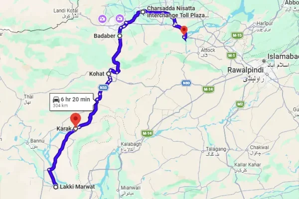 PTI long march: KP CM's convoy halts in Kohat for the night, heads for Peshawar on Tuesday