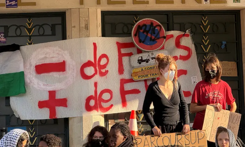 High school students in Paris' deprived suburbs spark national protest movement