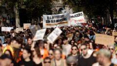 Protesters across Spain demand action over housing crisis