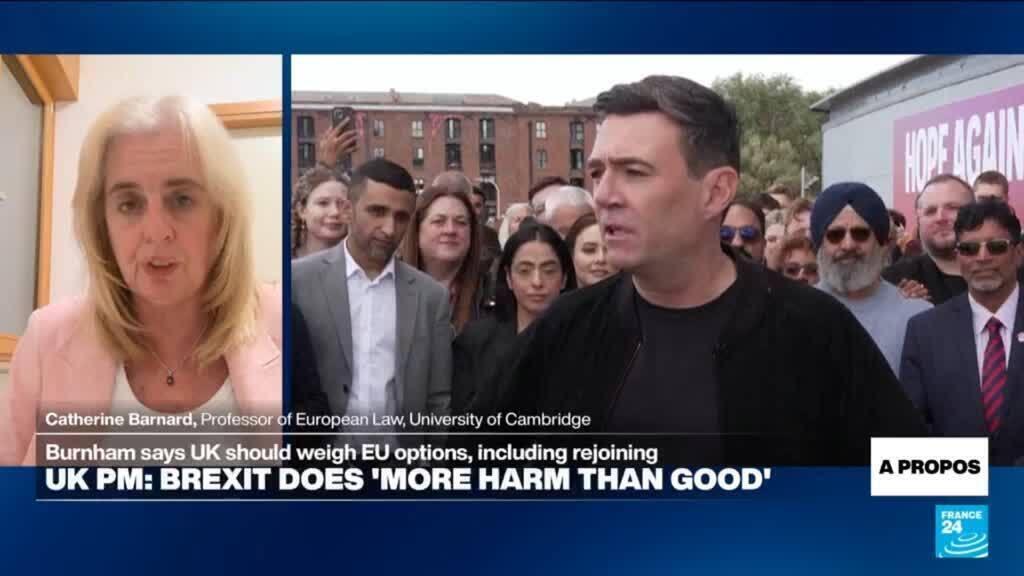 UK PM Burnham reopens divisive debate on rejoining EU