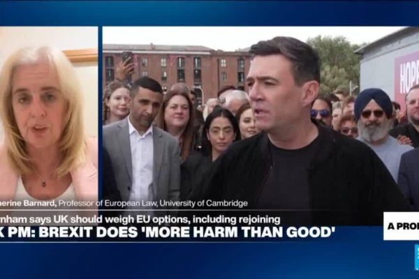 UK PM Burnham reopens divisive debate on rejoining EU