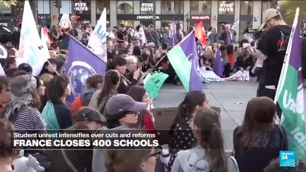 Amid French school protests, students seek 'respect, dignity and decent working conditions'