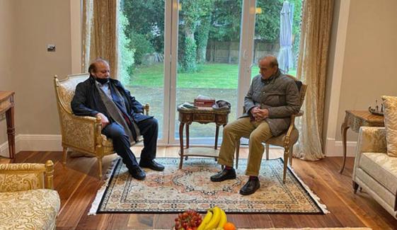 وزیراعظم شہباز کی نواز شریف سے ملاقات