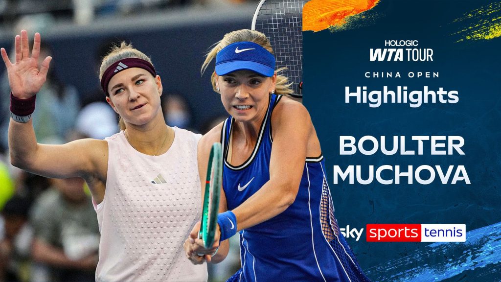 Boulter loses out to Muchova in China after dominant second set