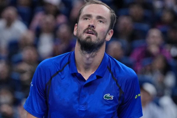 Medvedev defaulted for hitting spectator with ball in defeat to Djokovic