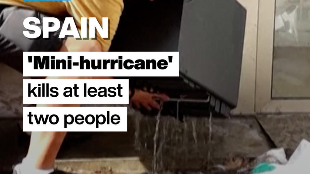 Spain: 'Mini-hurricane' kills at least two people in Catalonia